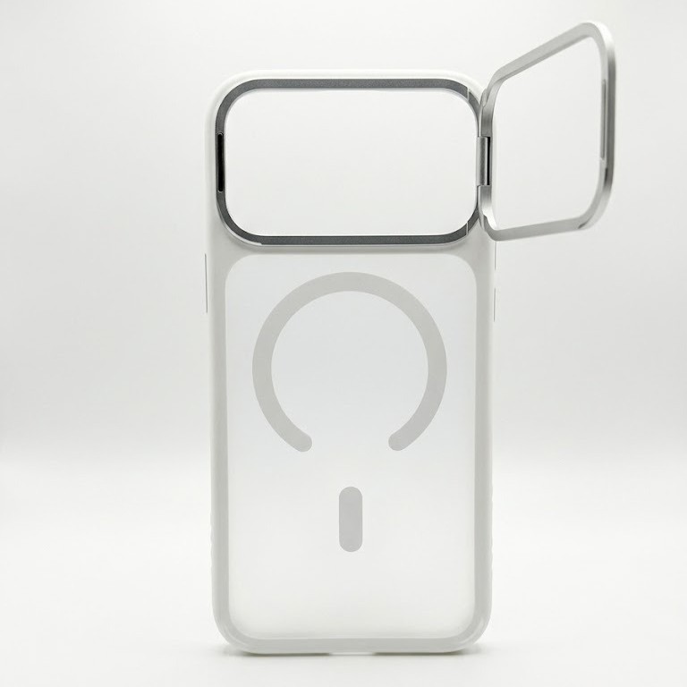 All-Match Case/ iPhone 17 Pro Max/ Built-in Stand/ Clear White