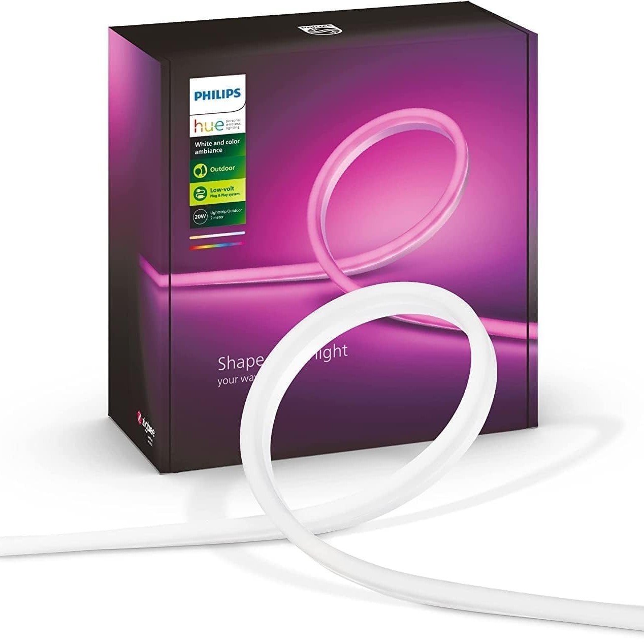 Philips Hue lightstrip Outdoor - IP67- 2 Meter - Durable LED Lighting SS
