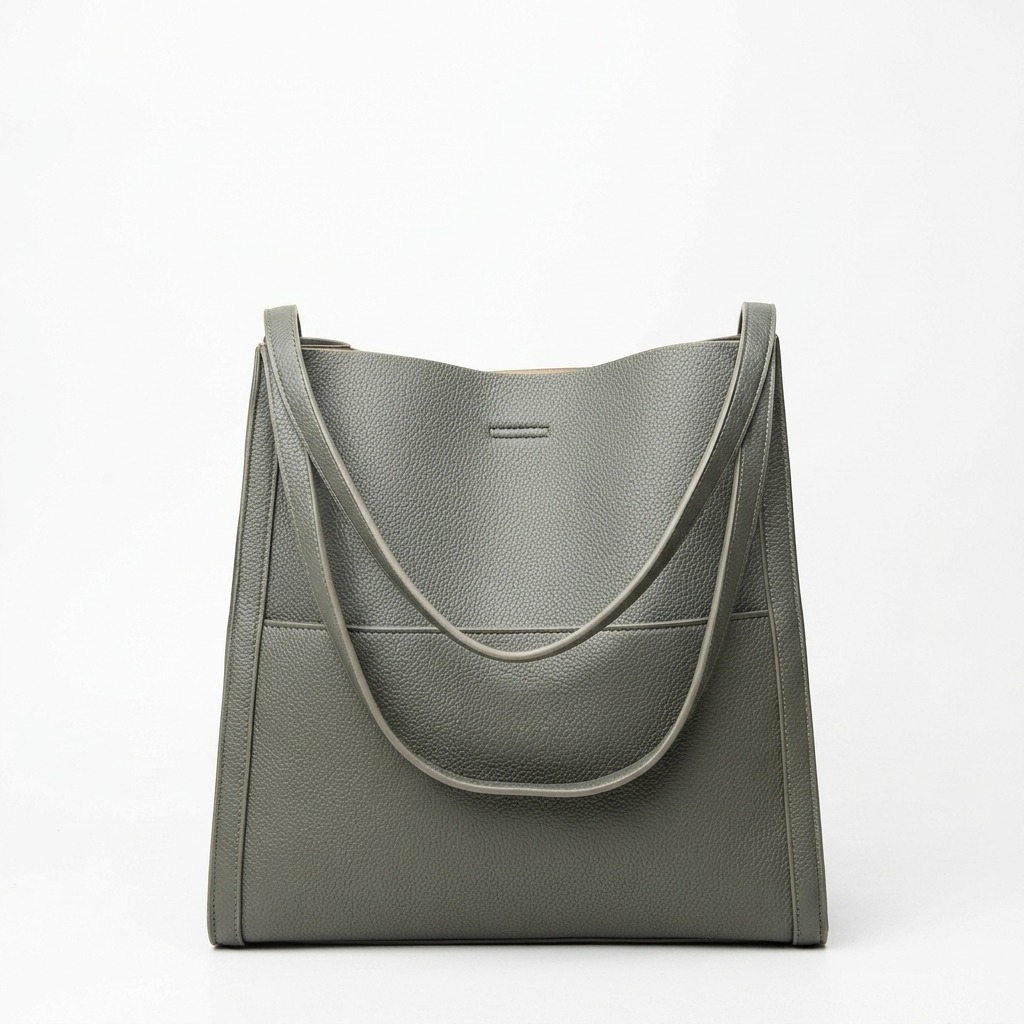 Women's Genuine Leather Retro Shoulder Tote Bag (Green)