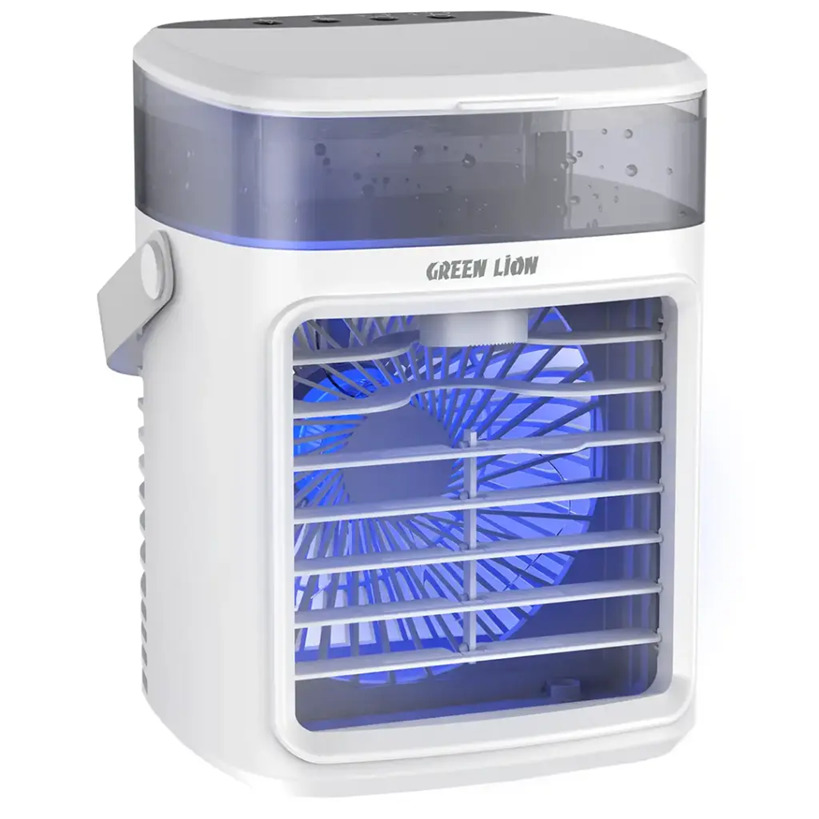 Green Lion Rechargeable Air Cooler Fan - White