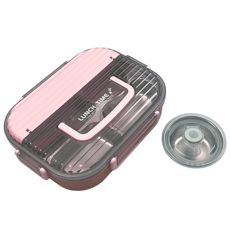 Kids Stainless Steel Lunch Box Leak Proof with 4 Compartments