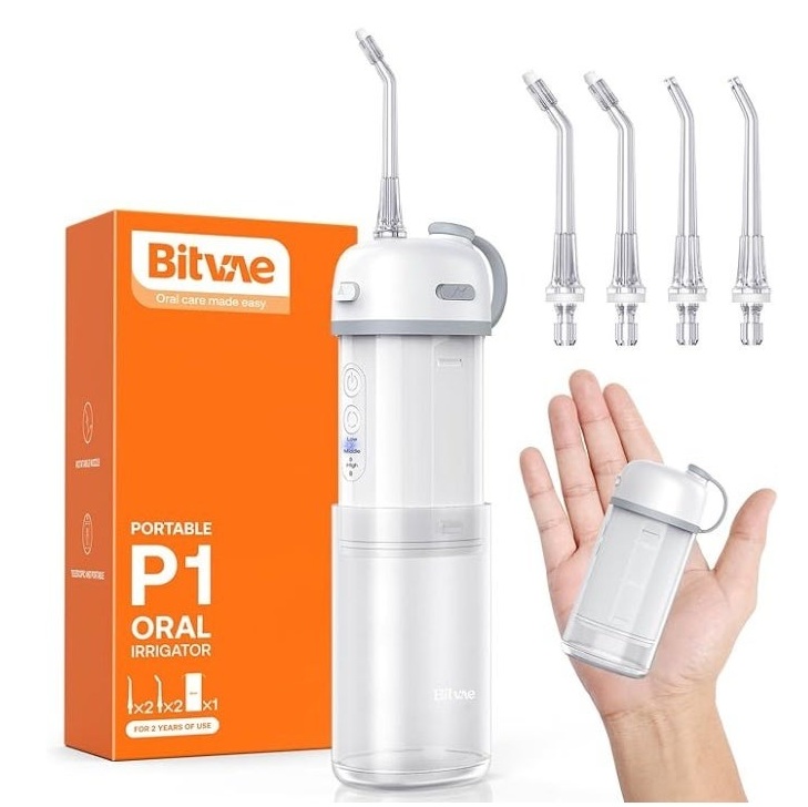 Bitvae P1 Mini Cordless Water Dental Flosser (White)