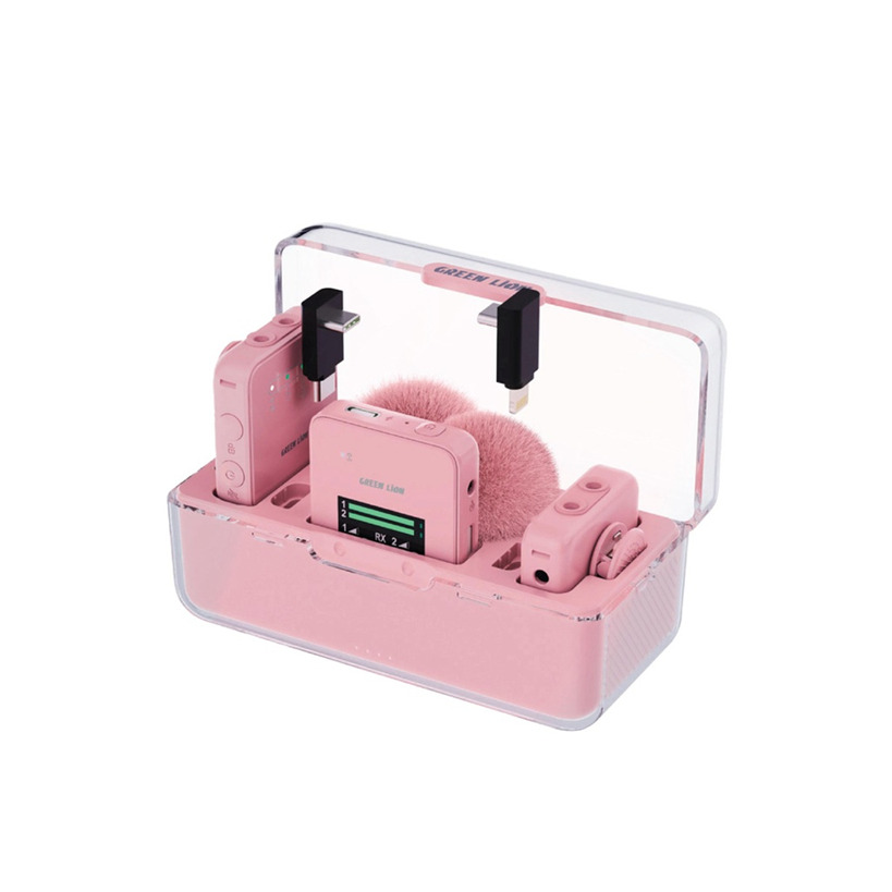 Green Lion GLM-Professional Wireless Mic - Pink