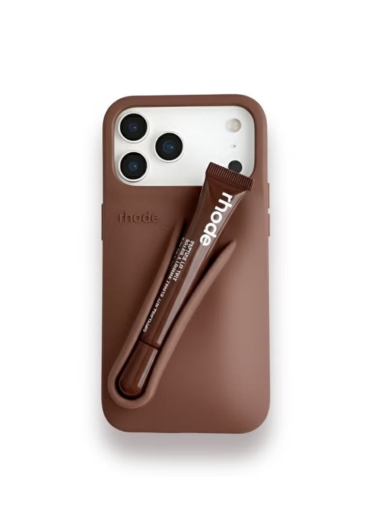 Rhode Lip Case / Iphone 12/13 Pro Max / Brown