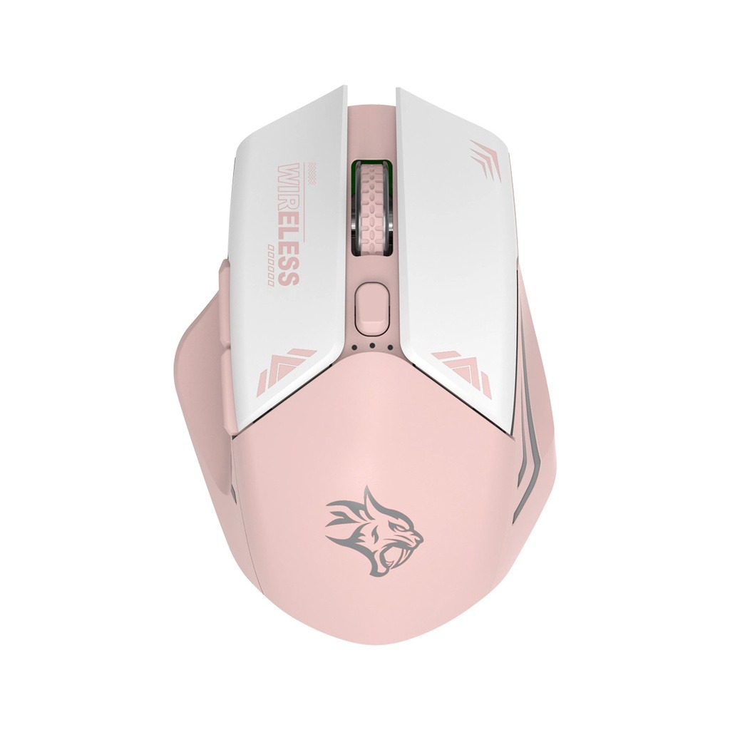 Porodo Gaming 2in1 2.4G Wireless Mouse DPI 1600 - Pink