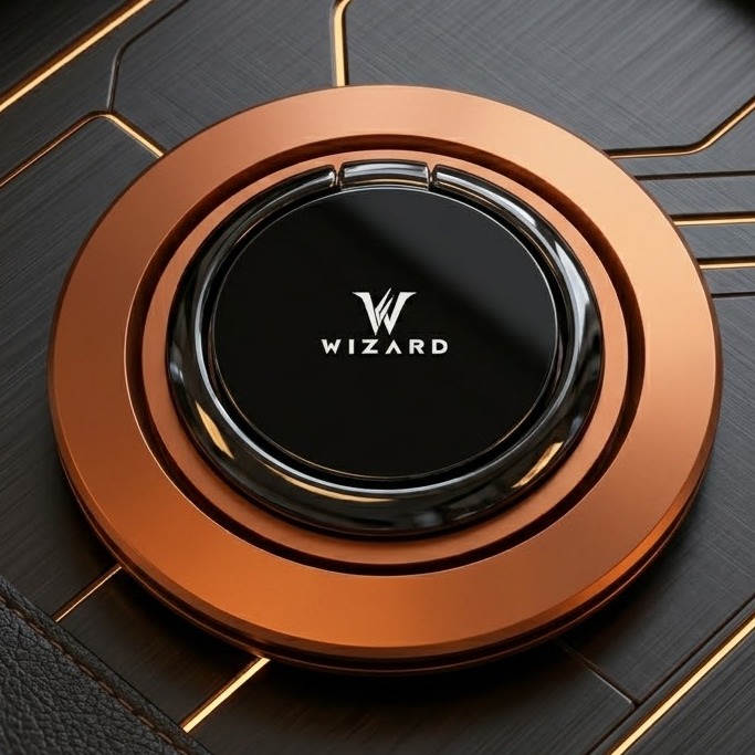 Wizard/ Explorer Series Ring Holder/ Orange