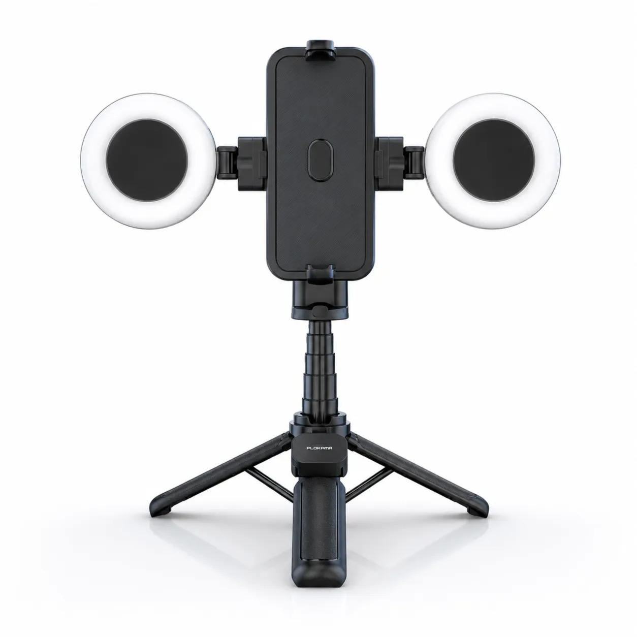 Plokama Live-M5 Pro 3in1 Handle Tripod Selfie Stick - Black