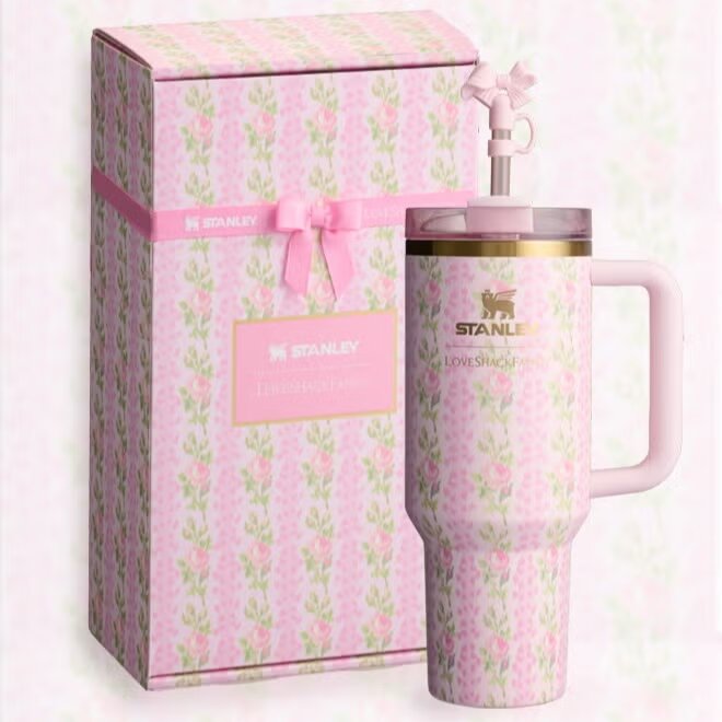 Stanley Cup Love Shack Fancy H2.0 Flow State 1182ml Pink