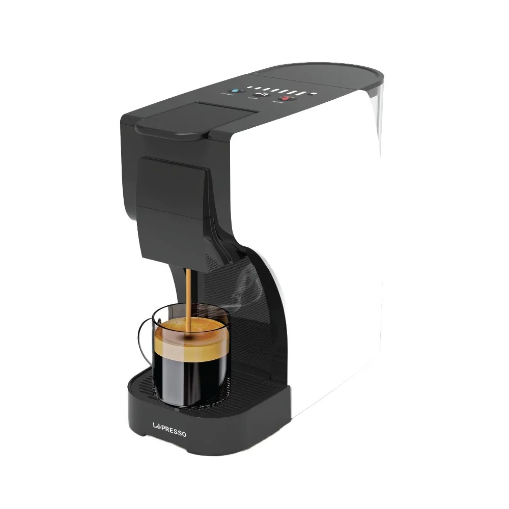 LePresso Trezza 3 In 1 Capsule Coffee Maker - White