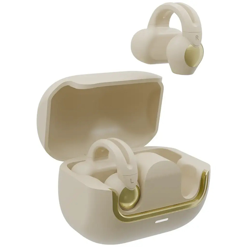 Green Lion GR-22 Clip-On Earbuds - Beige