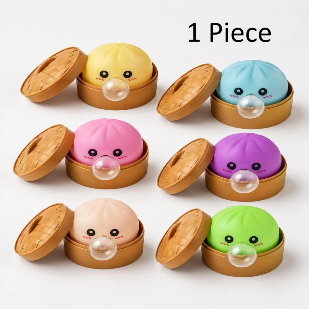 Bubble Dumpling Squeeze Toy – Soft Plastic Interactive Stress Relief Fidget Toy