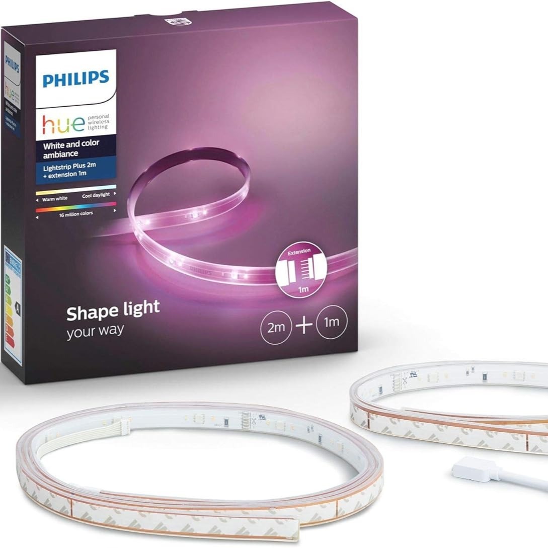 Philips Hue Lightstrip Plus White & Color Ambiance - 2 Meter LED Strip SS
