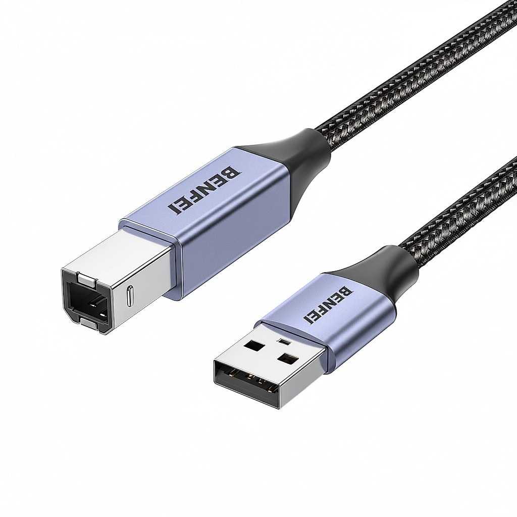 Benfei Usb Printer Cable/ 2 Meter
