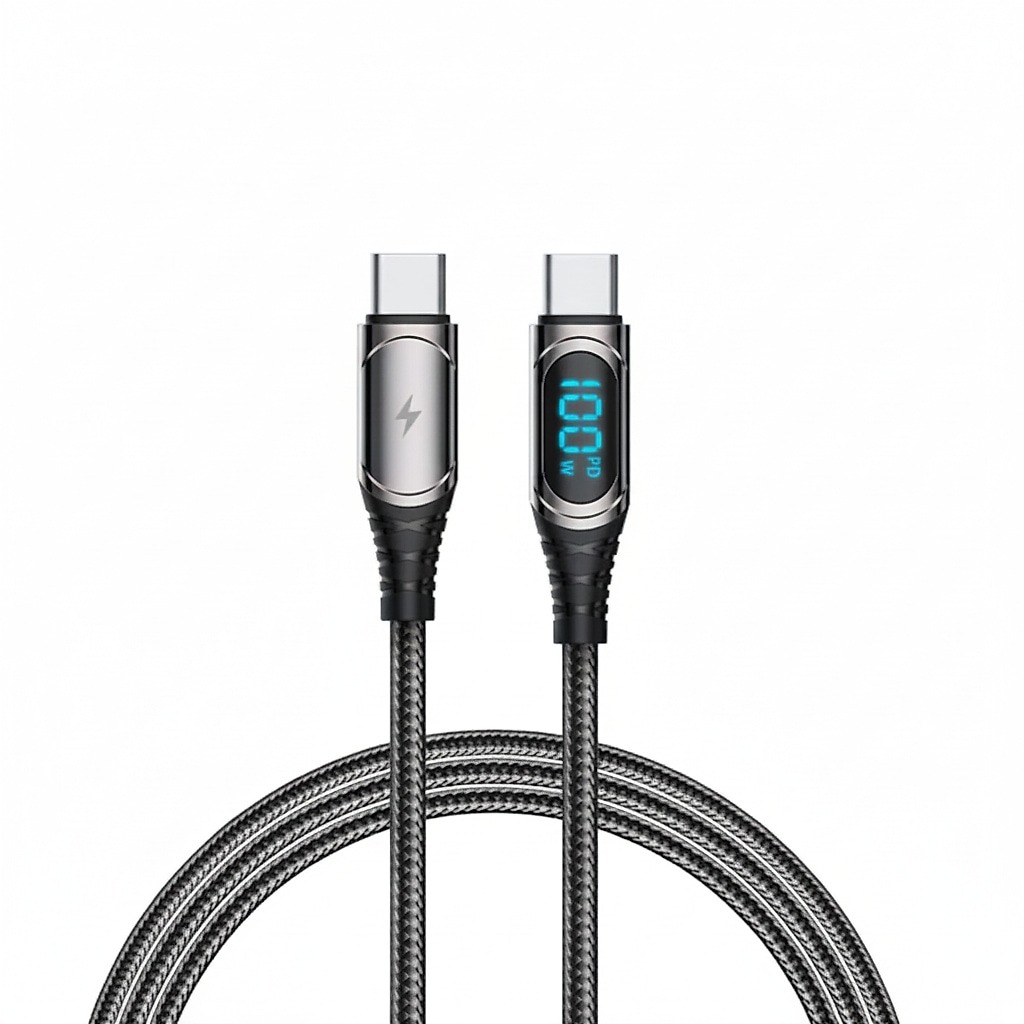 Hr-612 USB Type-C To USB Type-C Cable / 1m Length / 100W Power