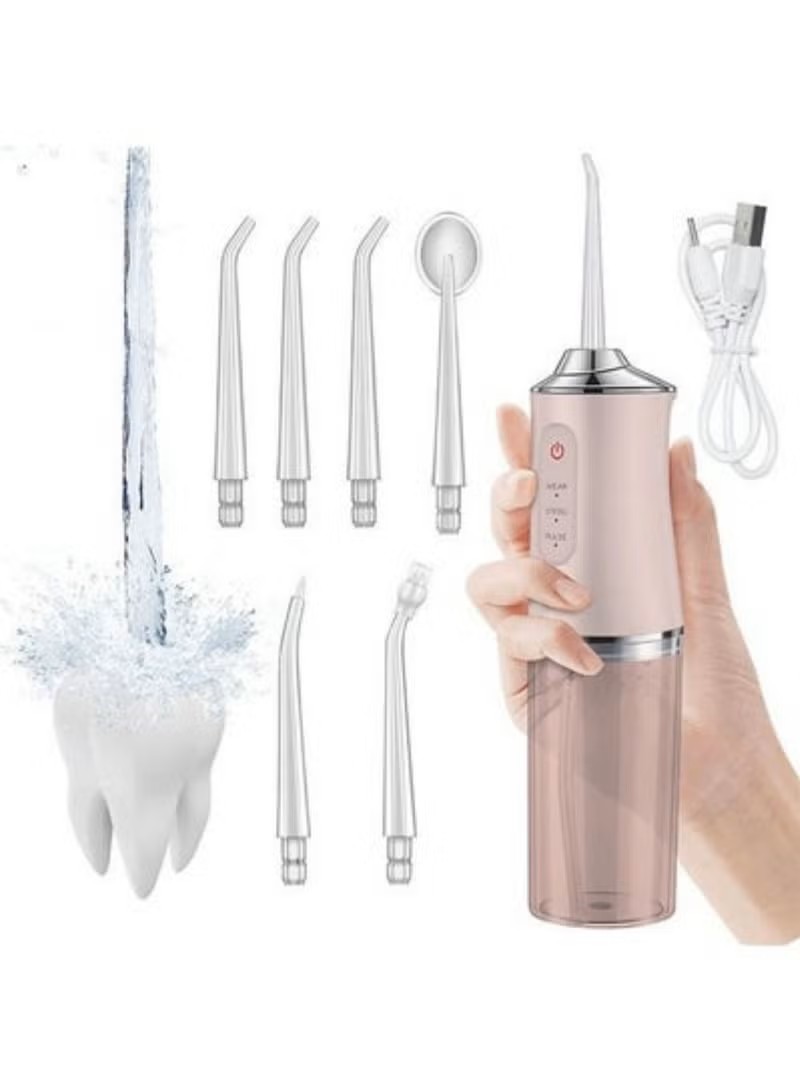 Portable Dental Water Flosser Pink