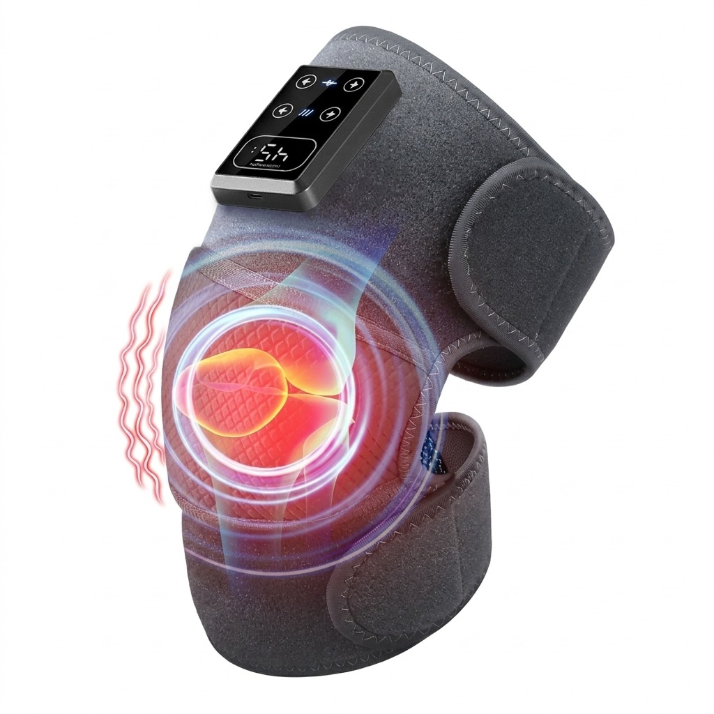 Electric Heating Therapy Knee & Joint Massager Brace