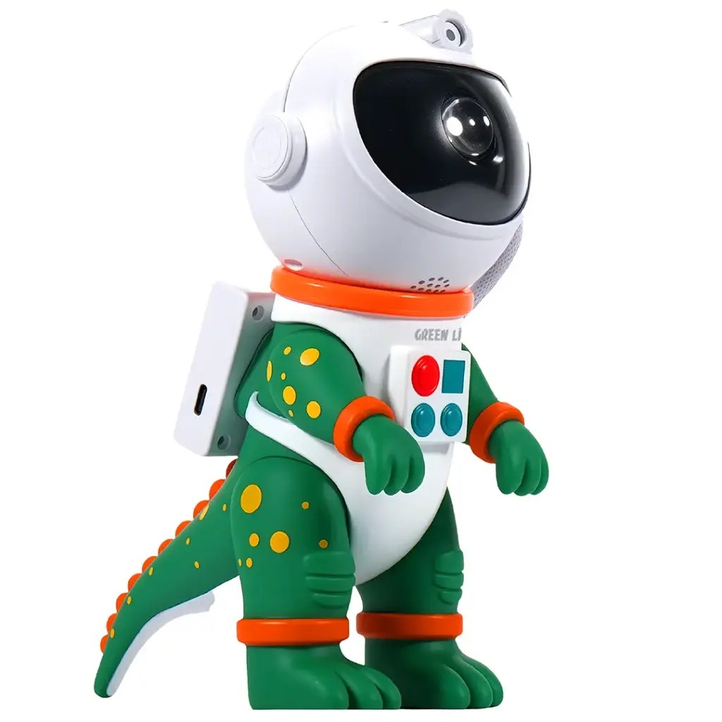 Green Lion Astronaut Night Light Projector - Green