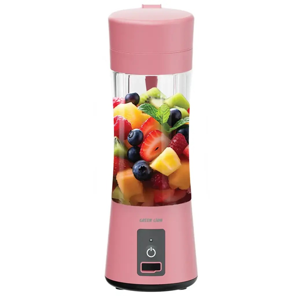 Green Lion Juice Mate Portable Juicer 380ml - Pink