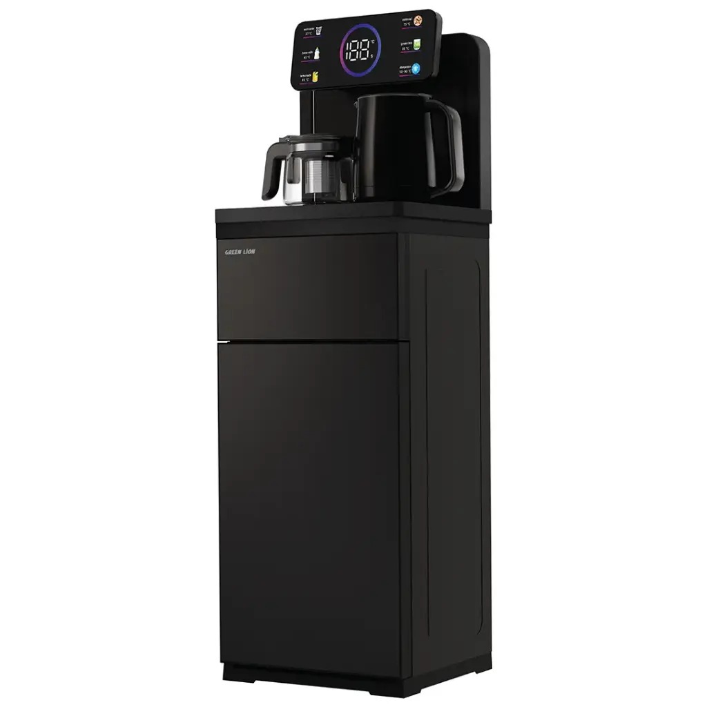 Green Lion Tea Bar Machine Water and Tea Bar Dispenser - Black