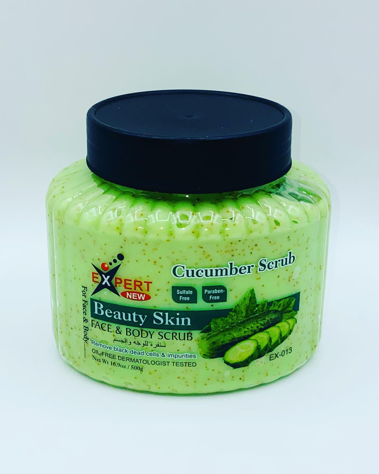 Expert new Face and body scrub cucumber