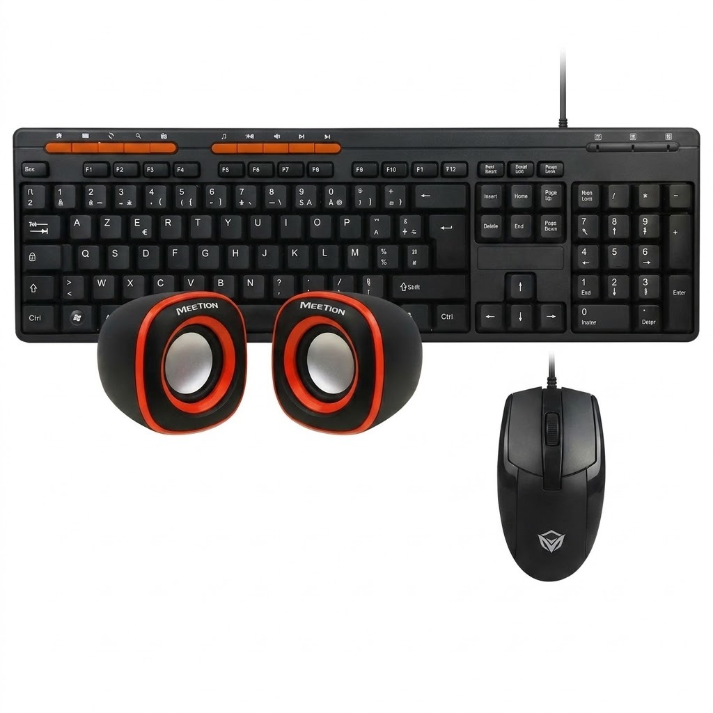 MEETION C105 wired KEYBOARD + Wired Mouse + 2.0 Speaker SS